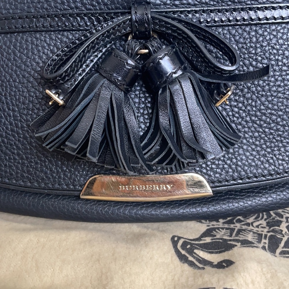 Burberry hobo black leather bag - Picture 3 of 16